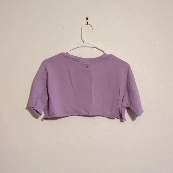 Sweaty Betty London purple crop top size 4 - Picture 4 of 4